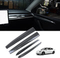 KKTR-CAR Dashboard Cover Wrap and Front Door Armrest Trim - Glossy
