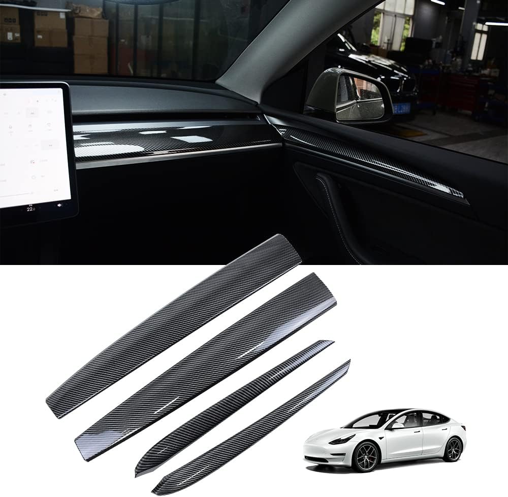 KKTR-CAR Dashboard Cover Wrap for Tesla Model 3 and Y 2021-2025