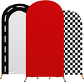 Fast Party Arch Backdrop Cover Set of 3 for Racing Theme Events