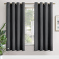 YoungsTex Dark Grey Blackout Curtains for Bedroom and Office
