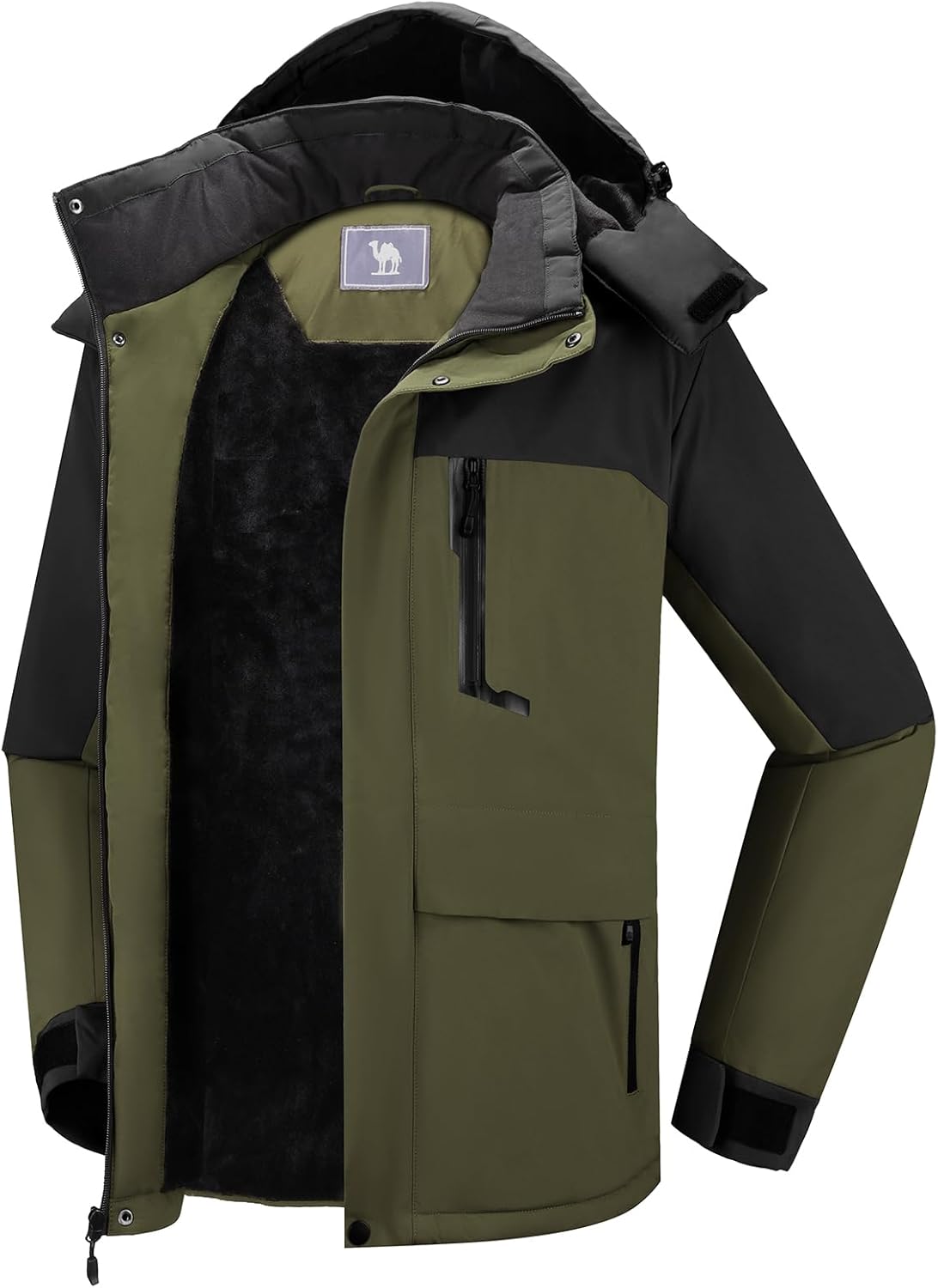 Windproof Waterproof Ski Jacket by CAMEL CROWN