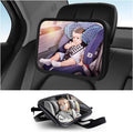 Baby Car Mirror for Rear Facing Car Seats - Wide View Safety Mirror