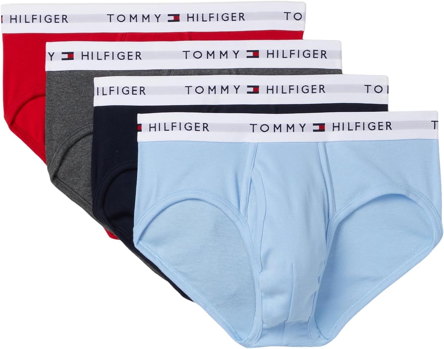 Tommy Hilfiger Men's Cotton Classic Briefs 4-Pack for Comfort