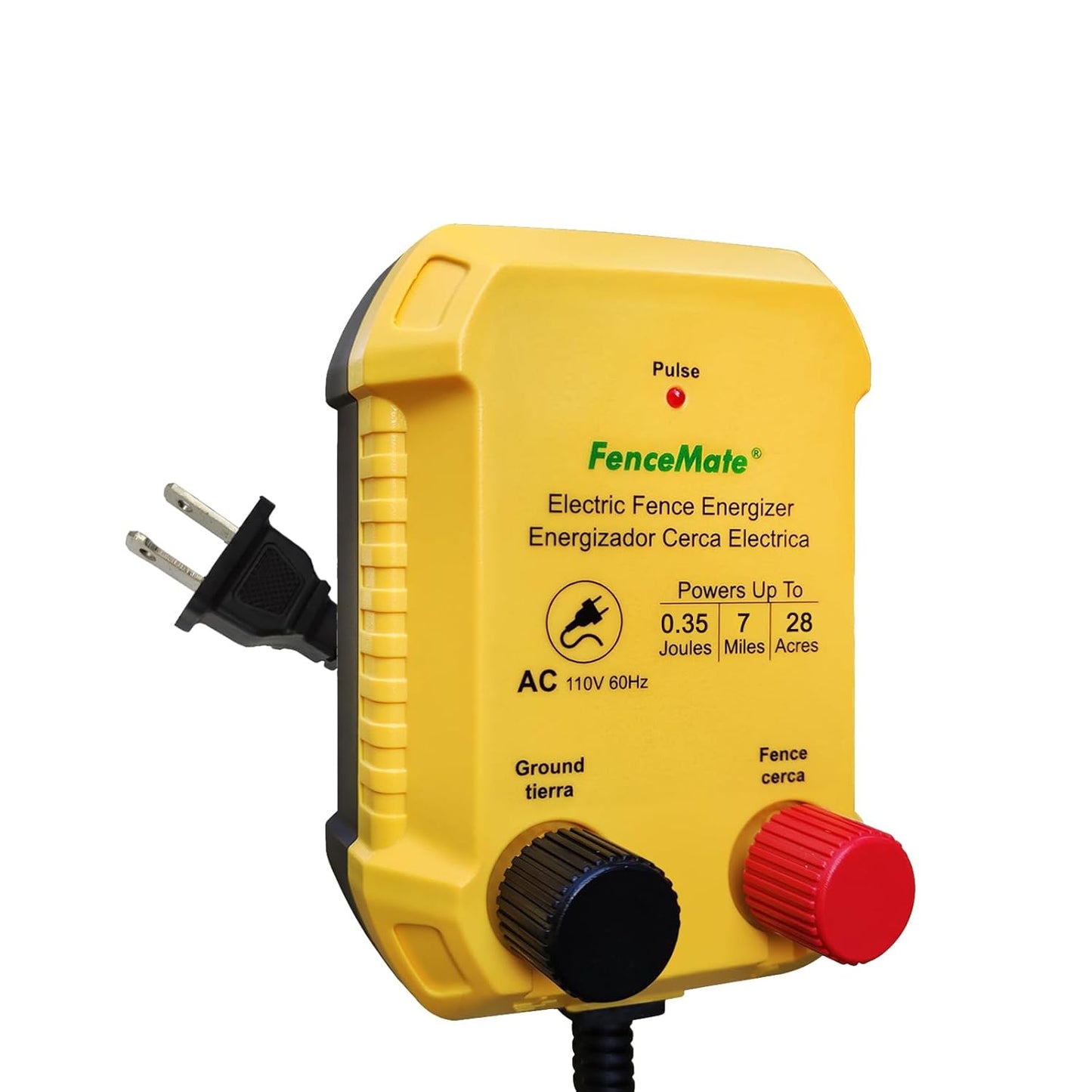 FenceMate AC Powered Electric Fence Charger for Pets & Poultry
