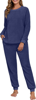Fluffy Pajamas for Women Soft Fleece Warm Pajama Set - Cozy Fit