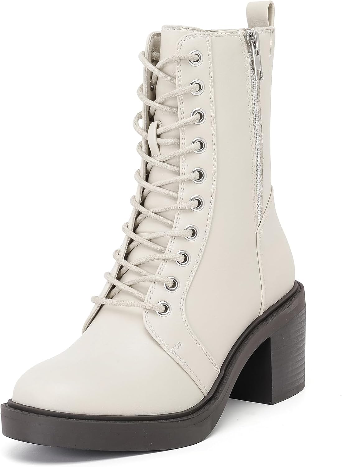 Women's Ankle Boots - Slouchy Fashion Low Calf Flat Booties