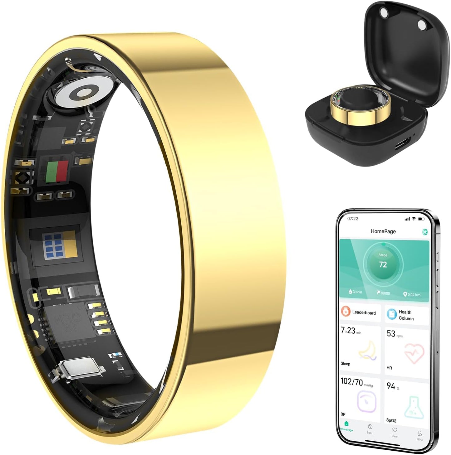 Evelame Smart Health Ring - Track All with Style!