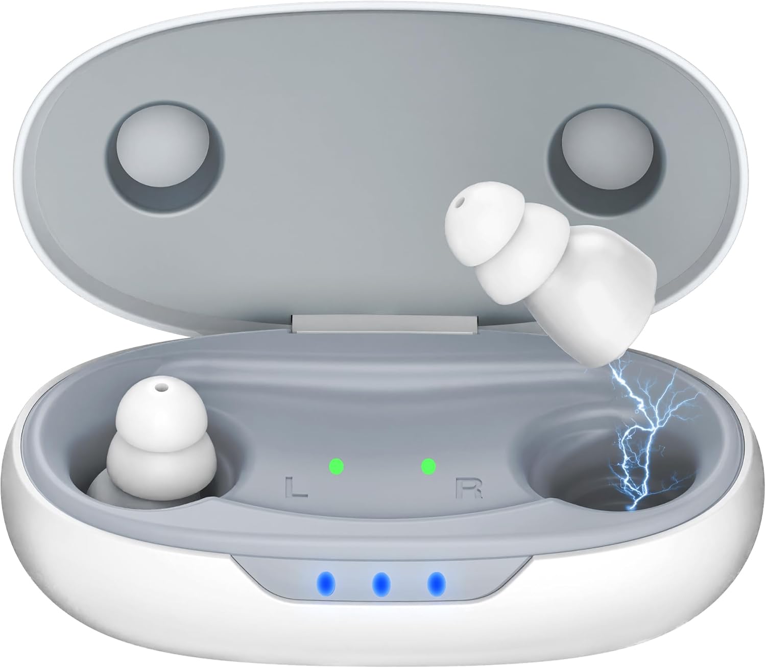 OTC Hearing Aids for Seniors with Digital Chips and Rechargeable Case