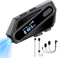 Motorcycle Helmet Bluetooth Headset C6 - 2-Way Intercom, Long Battery