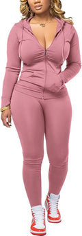 PINSV Women Two Piece Workout Set - Slim Fit Tracksuit Women's