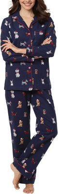 PajamaGram Winter Pajamas For Women - Cozy Double Brushed Flannel