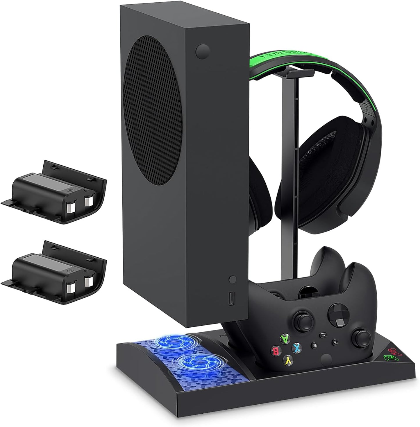 Upgraded Vertical Cooling Fan Stand for Xbox Series S Gaming