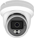 Marquis 4MP PoE IP Turret Dome Camera with Microphone - Outdoor Ready