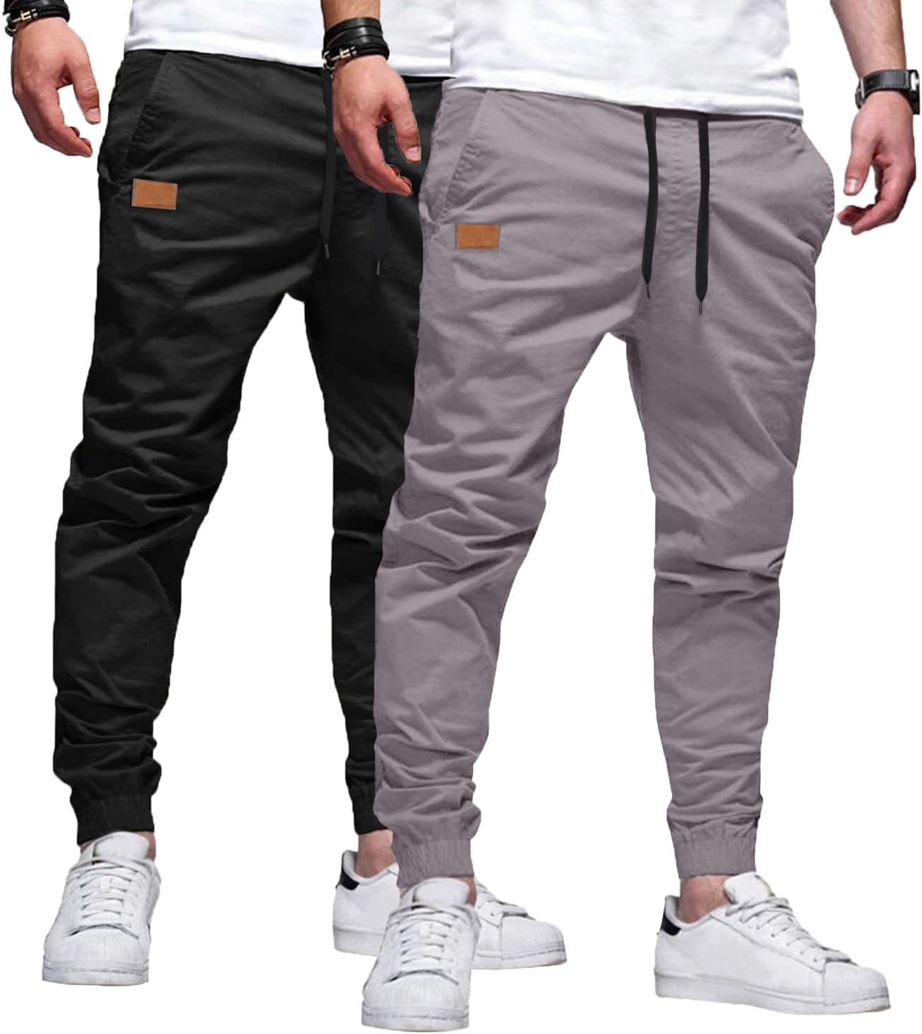 JMIERR Mens Casual Joggers Pants for Hiking and Outdoor Activities