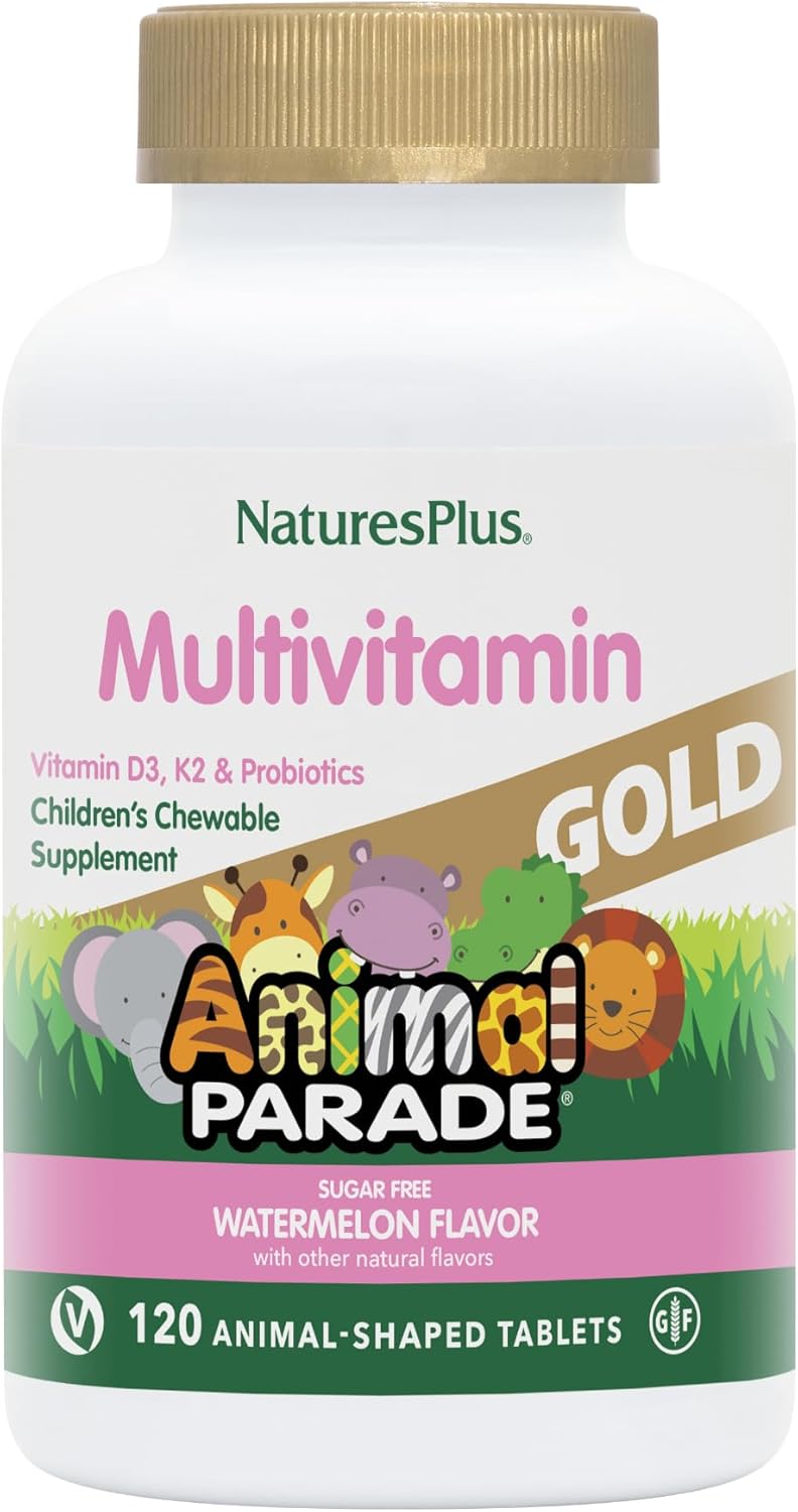 Animal Parade Gold Multivitamin Chewables for Kids - Watermelon