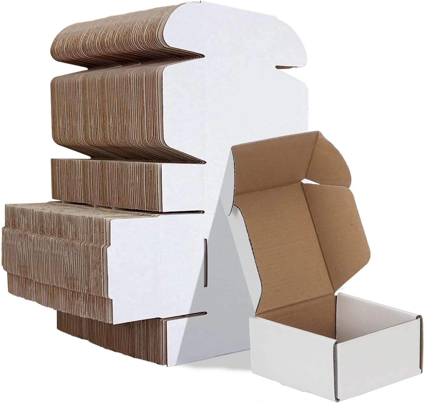 Quality 4x4x2 inches Shipping Boxes Set of 100 for Mailing