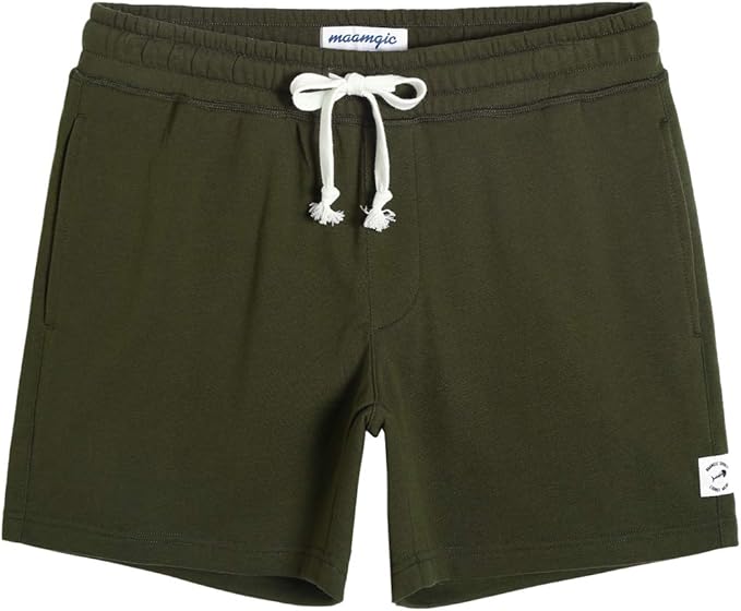 maamgic Mens Athletic Gym Shorts 5.5in for Casual Workouts