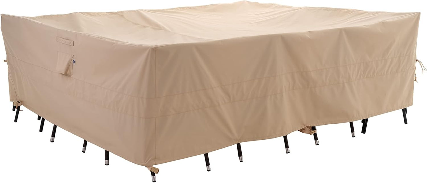 Heavy Duty Outdoor Dining Set Cover for Rectangle Tables