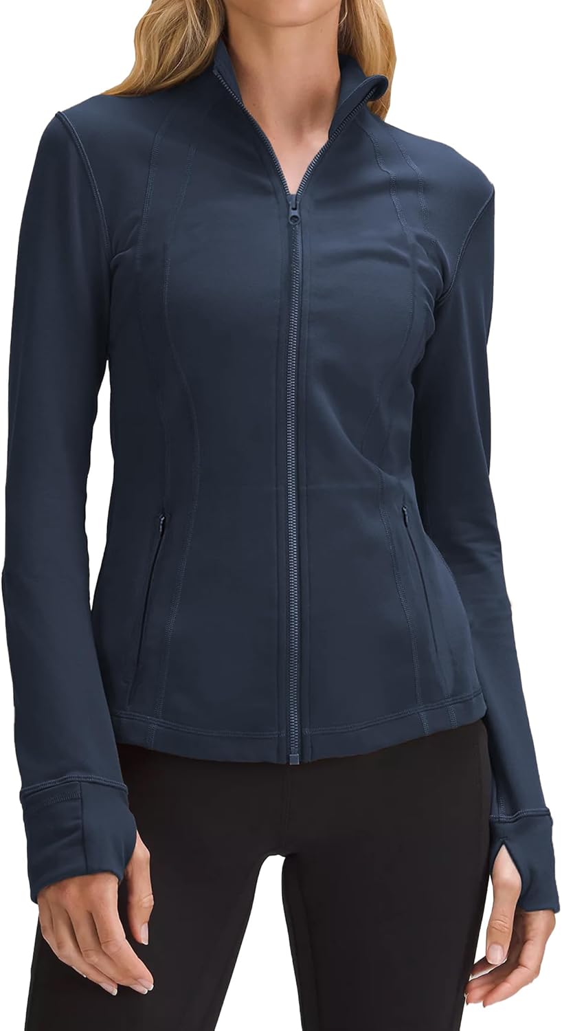 PINSPARK Women's Running Jacket Lightweight Full Zip Athletic Top