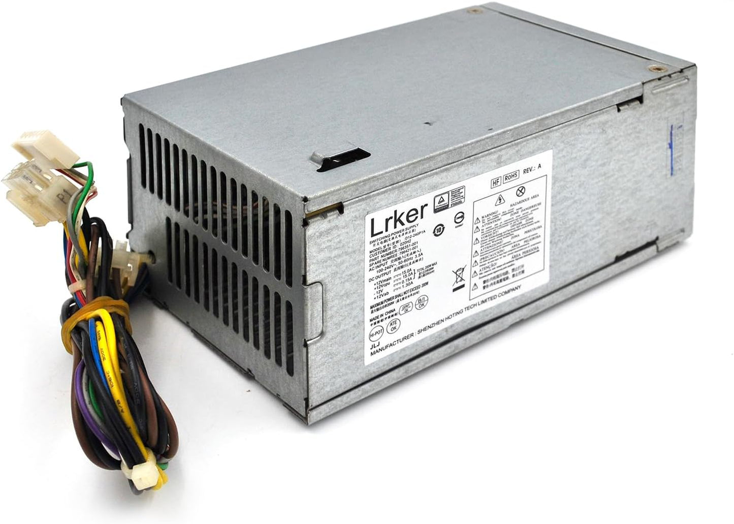 200W Power Supply for HP ProDesk 400 600 800 G1 G2 SFF Models