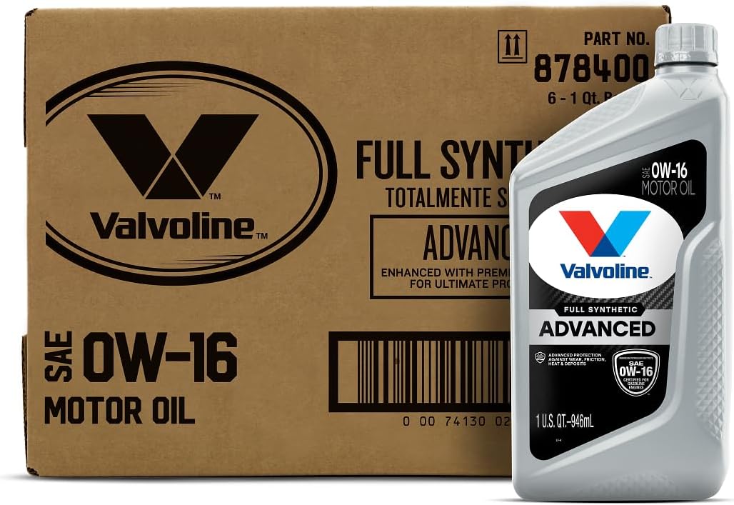 Valvoline Advanced Full Synthetic SAE 0W-16 Motor Oil Review