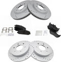 Front & Rear Brake Pad and Rotor Kit for 2008-2011 Armada/Titan
