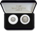 Seated Liberty Coin Set with Half Dime and Quarter in Box