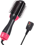 Red Hot Air Brush Hair Dryer Brush 4-in-1 Styling Tool - Fast Finish