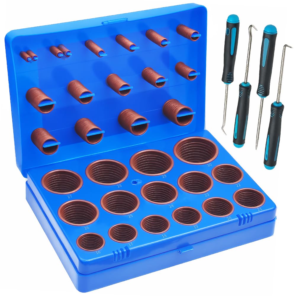 396PCS Viton O-Ring Kit for Hydraulic, Automotive, and Plumbing
