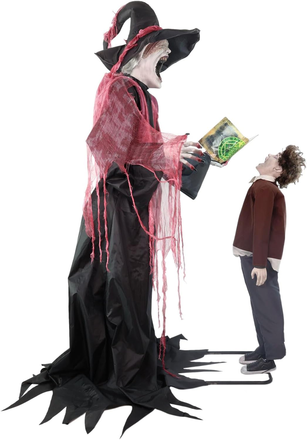Haunted Hill Farm 7-Ft Animatronic Soul Harvester for Halloween