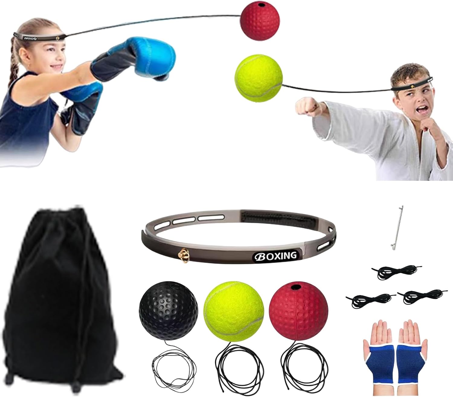 Boxballen Set - Improve Reflexes & Agility