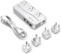 Universal Travel Adapter 220V to 110V Voltage Converter - 4 USB Ports