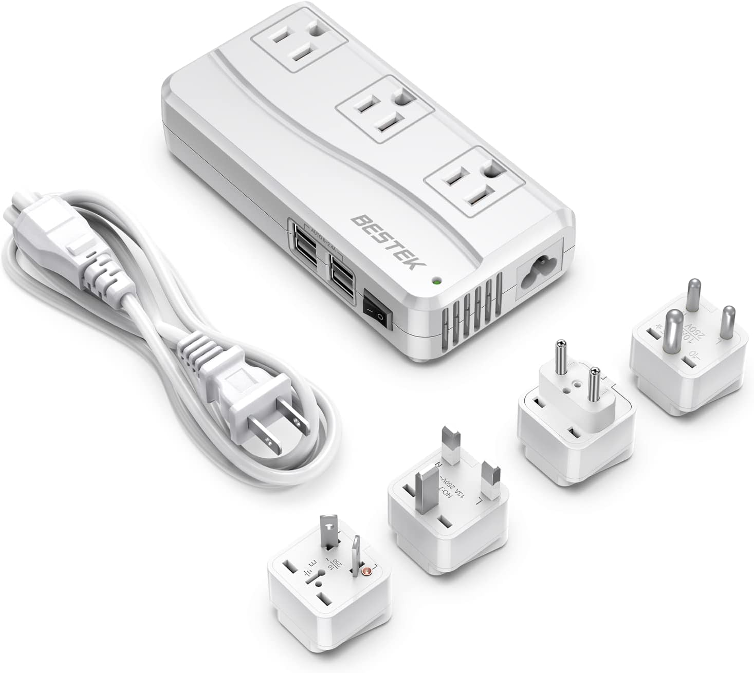 BESTEK Universal Travel Adapter for Worldwide Charging Needs