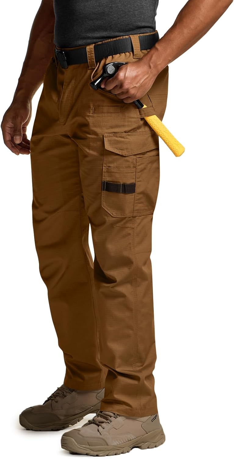 CQR Men's Quick Dry Work Pants for Tactical Outdoor Activities