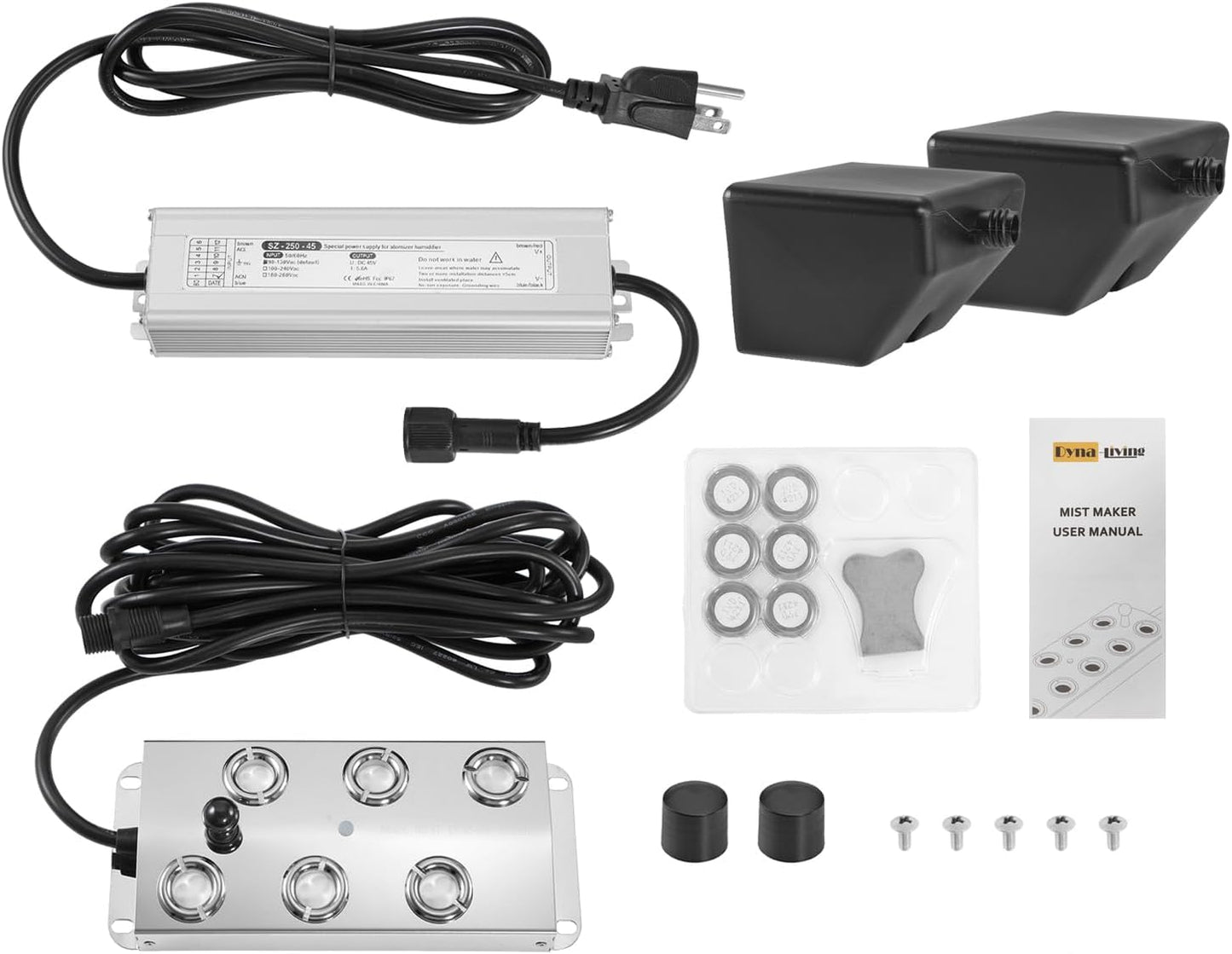 Dyna-Living Ultrasonic Mist Maker Fogger for Ponds and Decor