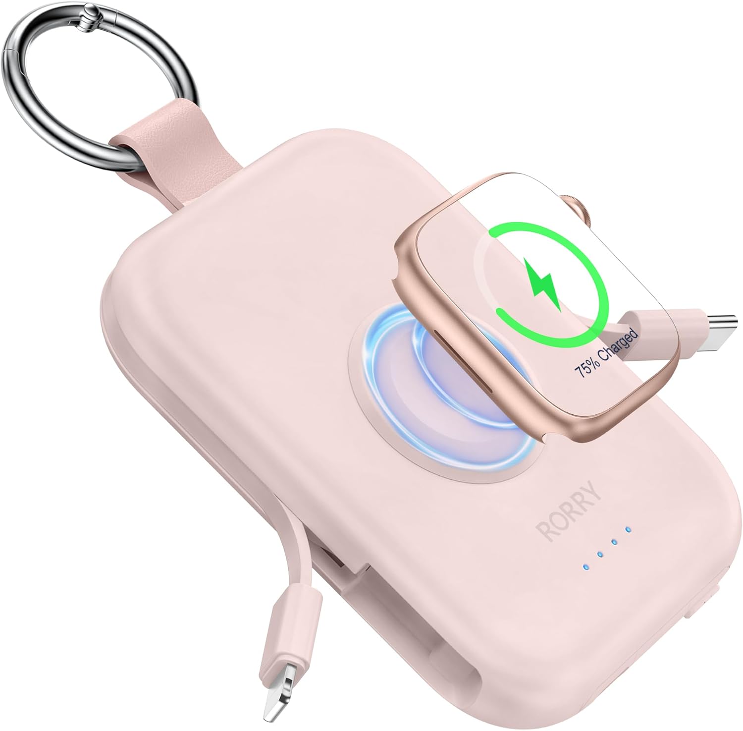 RORRY Portable Charger Power Bank for Apple Watch and iPhone