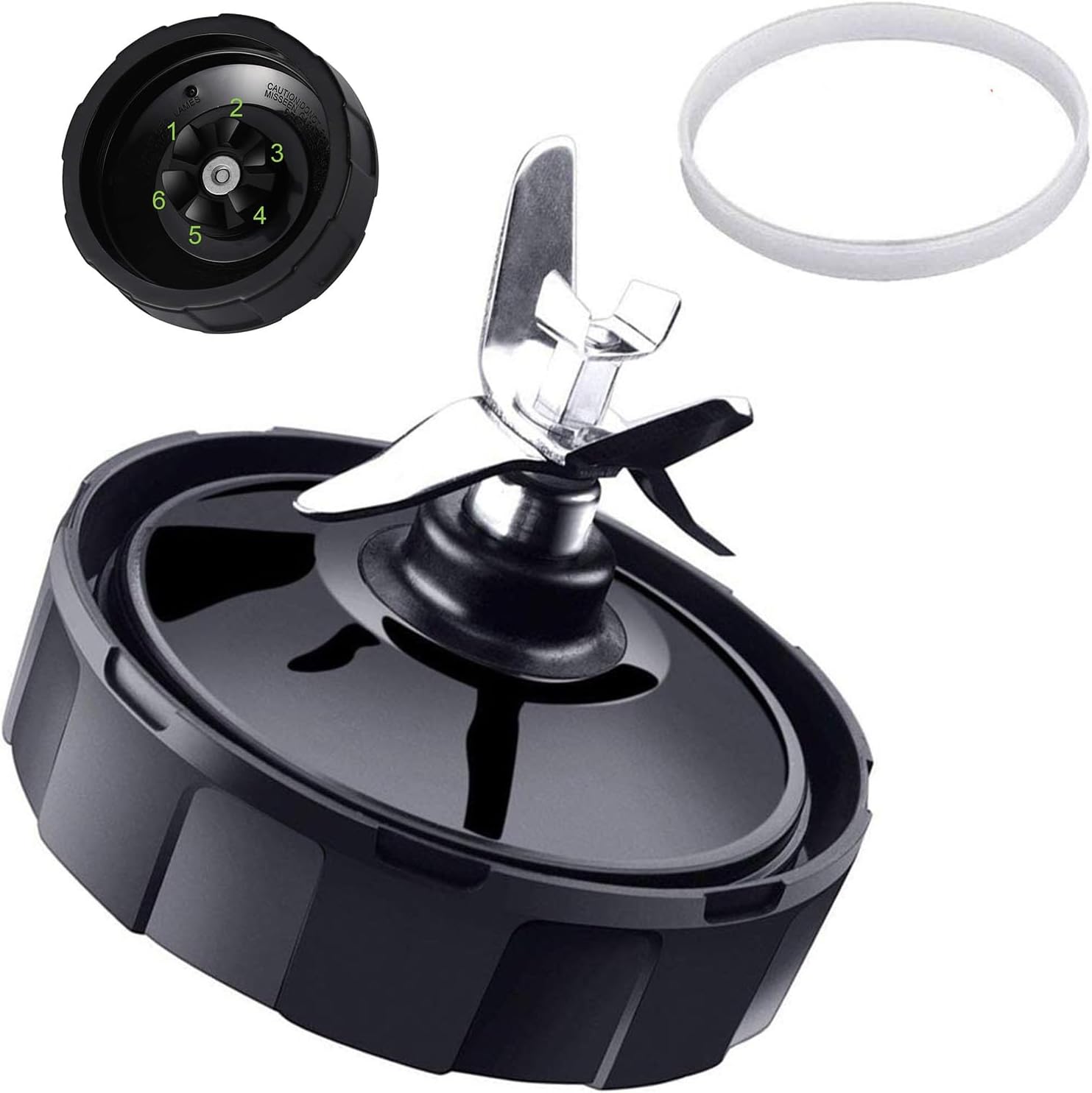 6 Fins Ninja Blender Blade Replacement - Compatible with Nutri Ninja 900W - Fits various Blender Cup Models