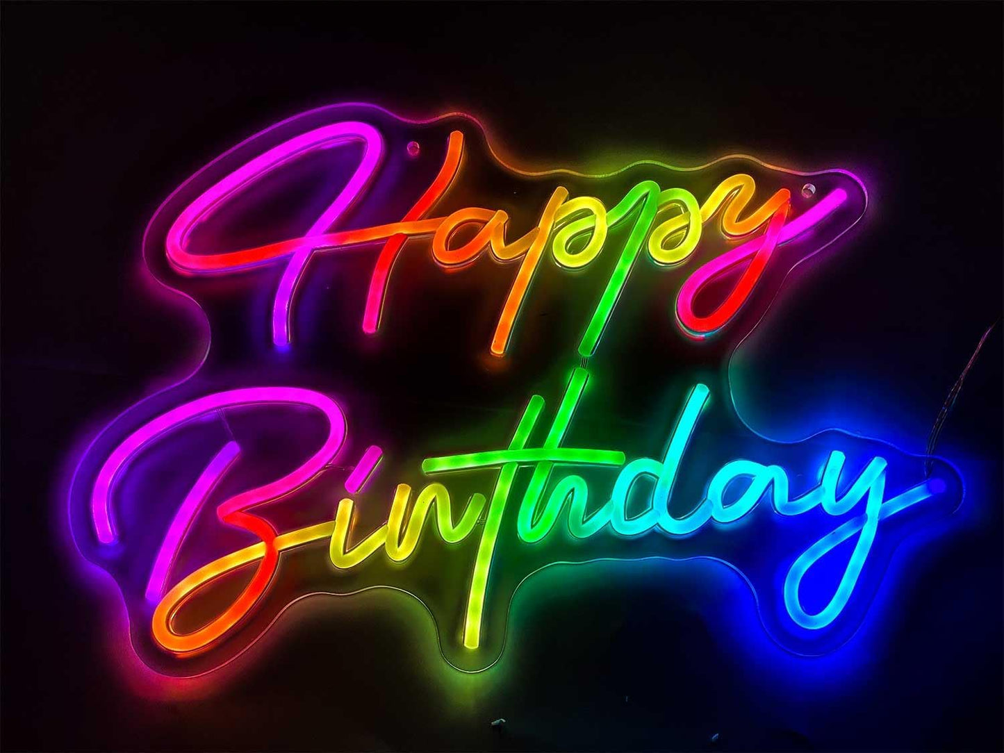 Ulalaza Smart RGB LED Neon Sign for Birthday Party Decor