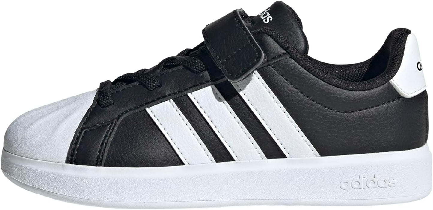 Adidas Streettalk Elastic Lace & Strap Shoes for Kids Comfort