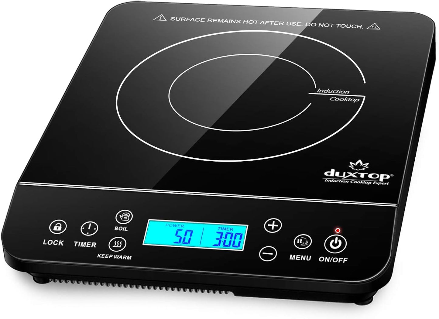 Duxtop Portable Induction Cooktop with LCD Touch Control Panel