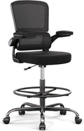 Ergonomic Drafting Chair with Footrest for Standing Desk - Supportive