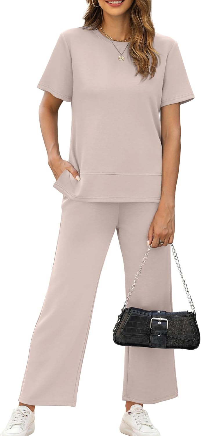 XIEERDUO Women's 2 Piece Lounge Set for Travel and Comfort