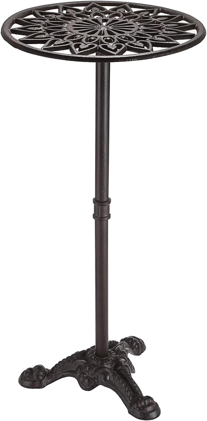 OwnMy Cast Iron Tall Plant Stand for Indoor and Outdoor Use
