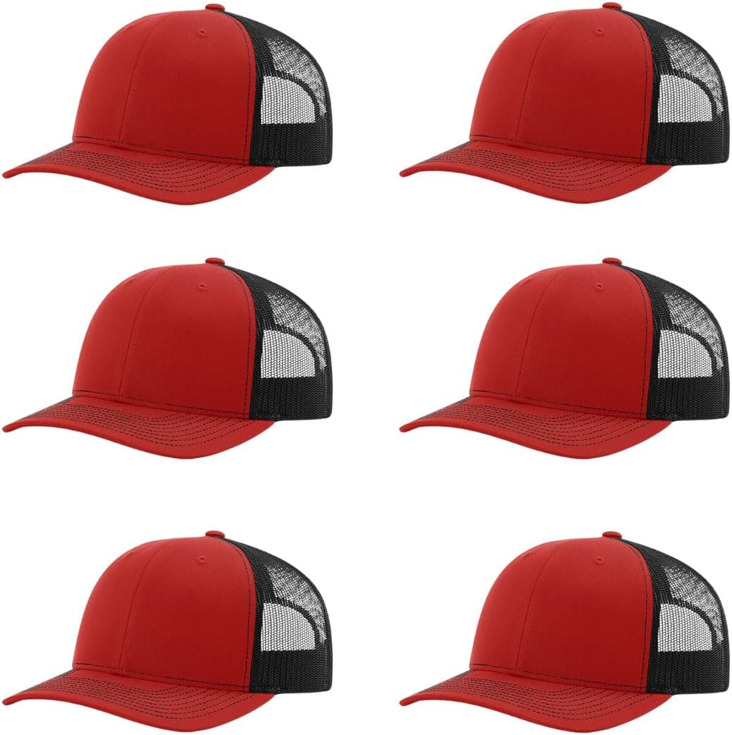 Richardson 112 Classic Six-Panel Adjustable Snapback Trucker Cap