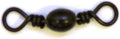 Eagle Claw Barrel Swivel Size 10 Black Finish - Reliable Terminal