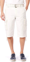 Unionbay Men Cordova Messenger Cargo Shorts - Longer 15in Inseam