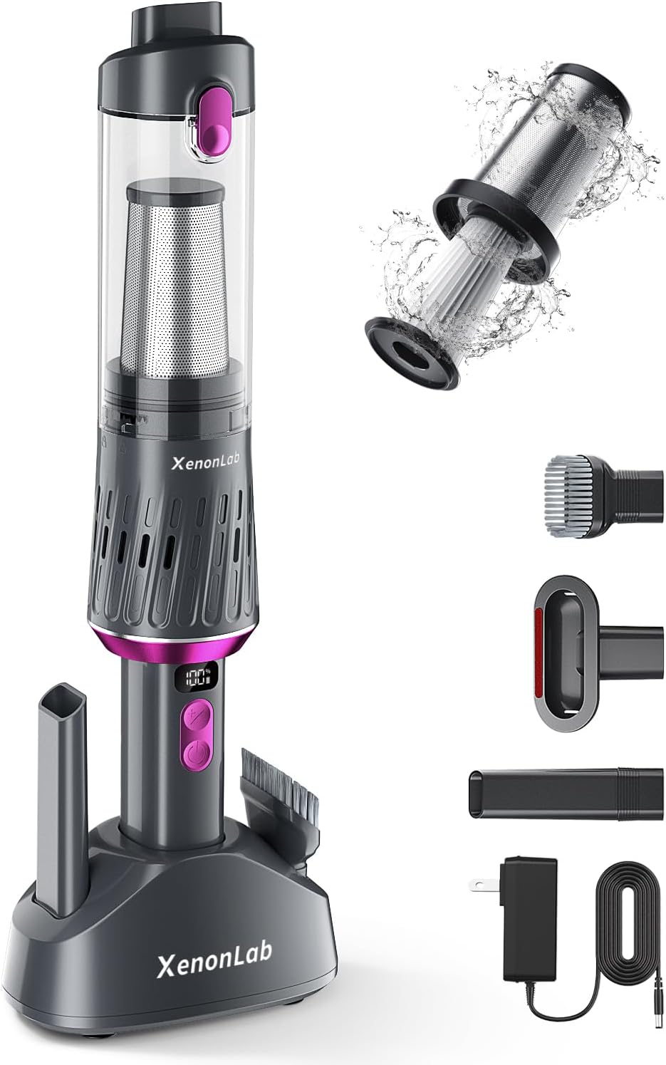 Handheld Vacuum with Powerful Suction for All-Around Cleaning