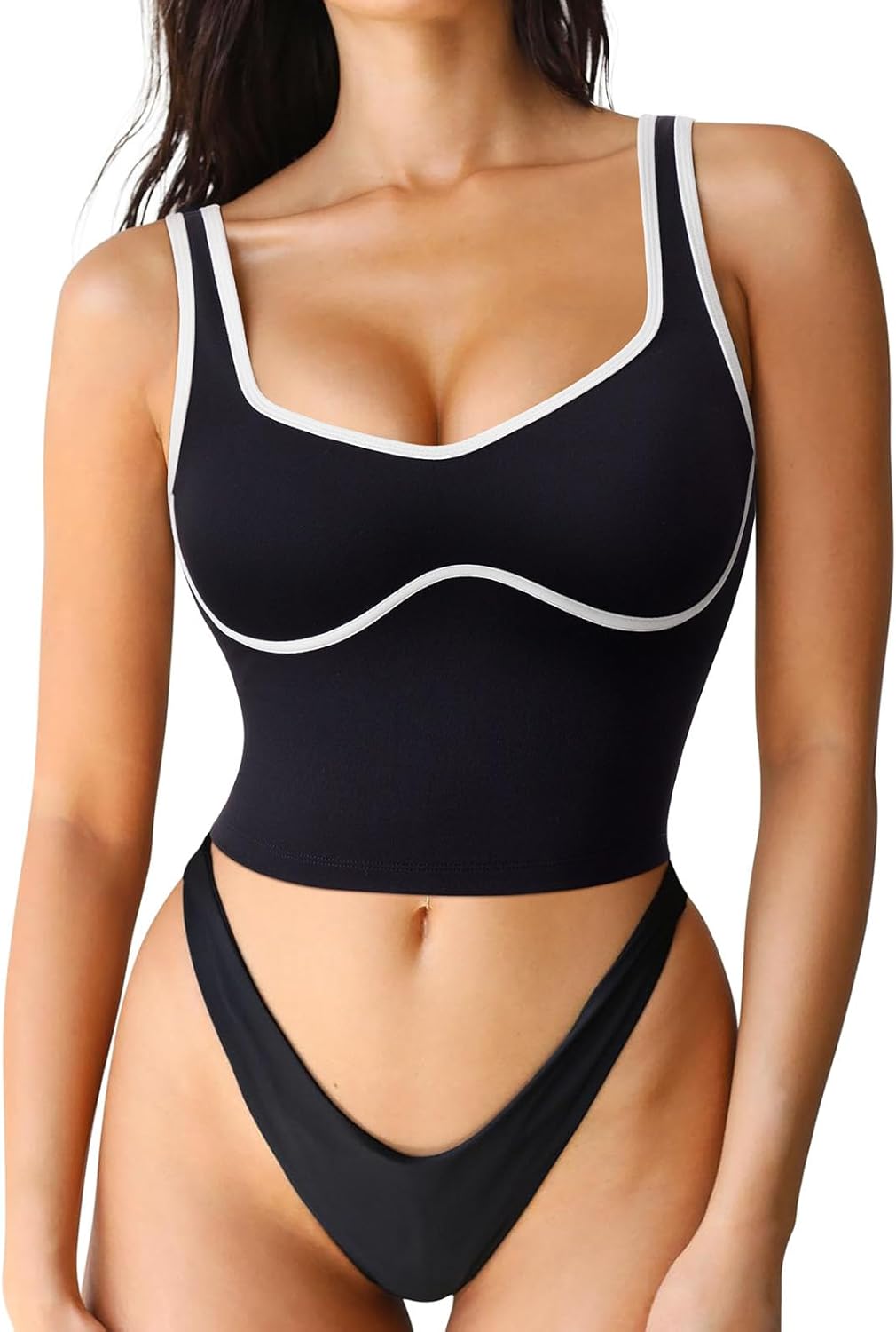 SUUKSESS Women Sweetheart Neckline Longline Sports Bra Review