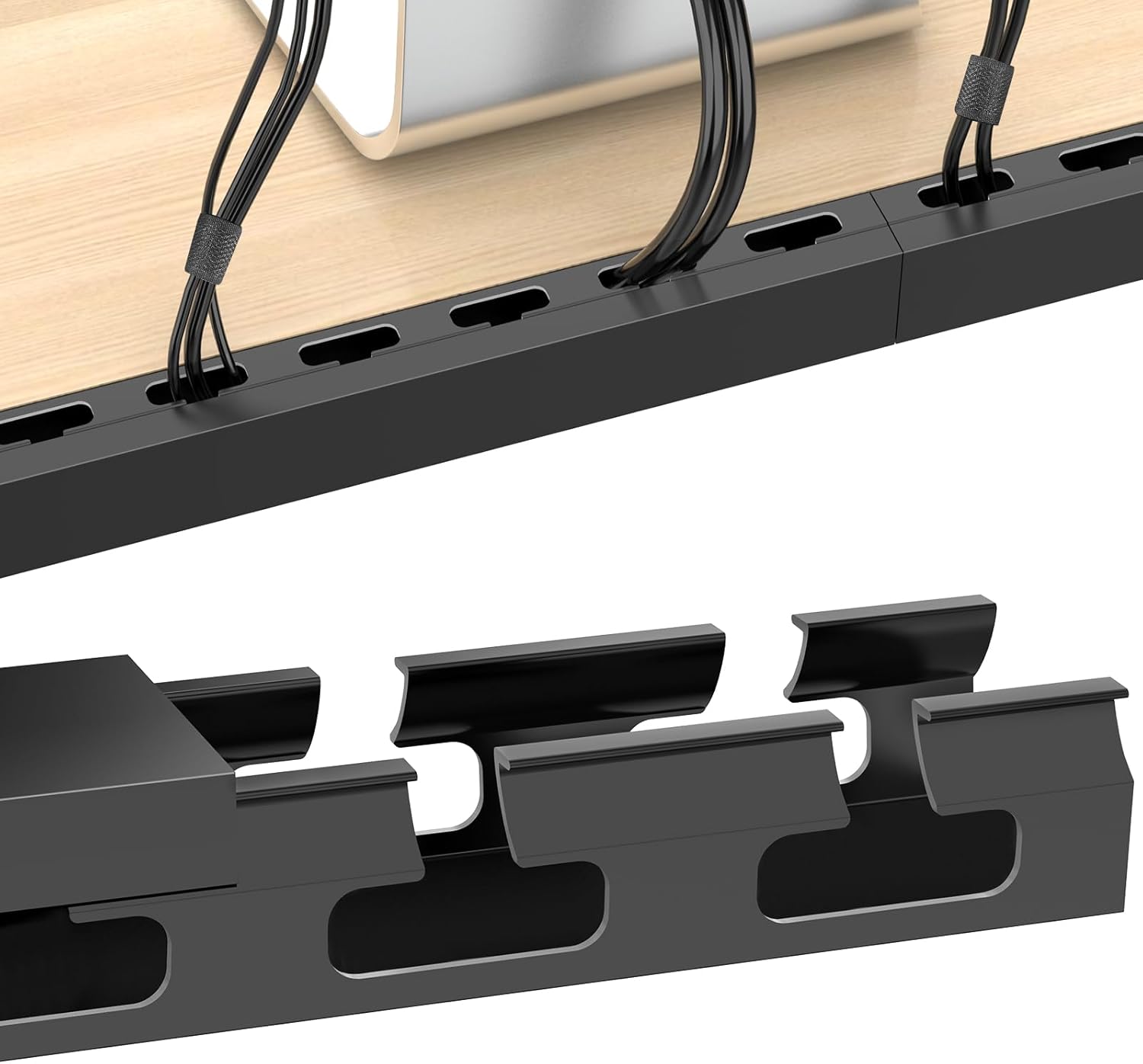 Premium Desk Cable Organizer Kit for Neat Spaces