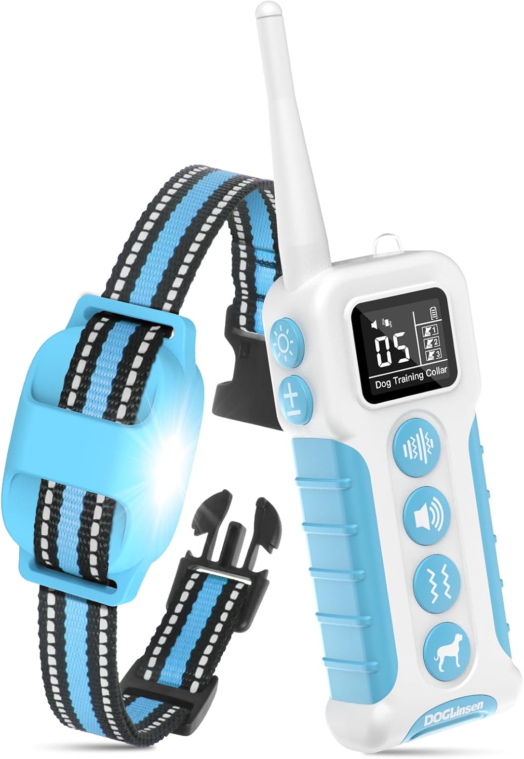 No Shock Dog Training Collar with Remote for Effective Training